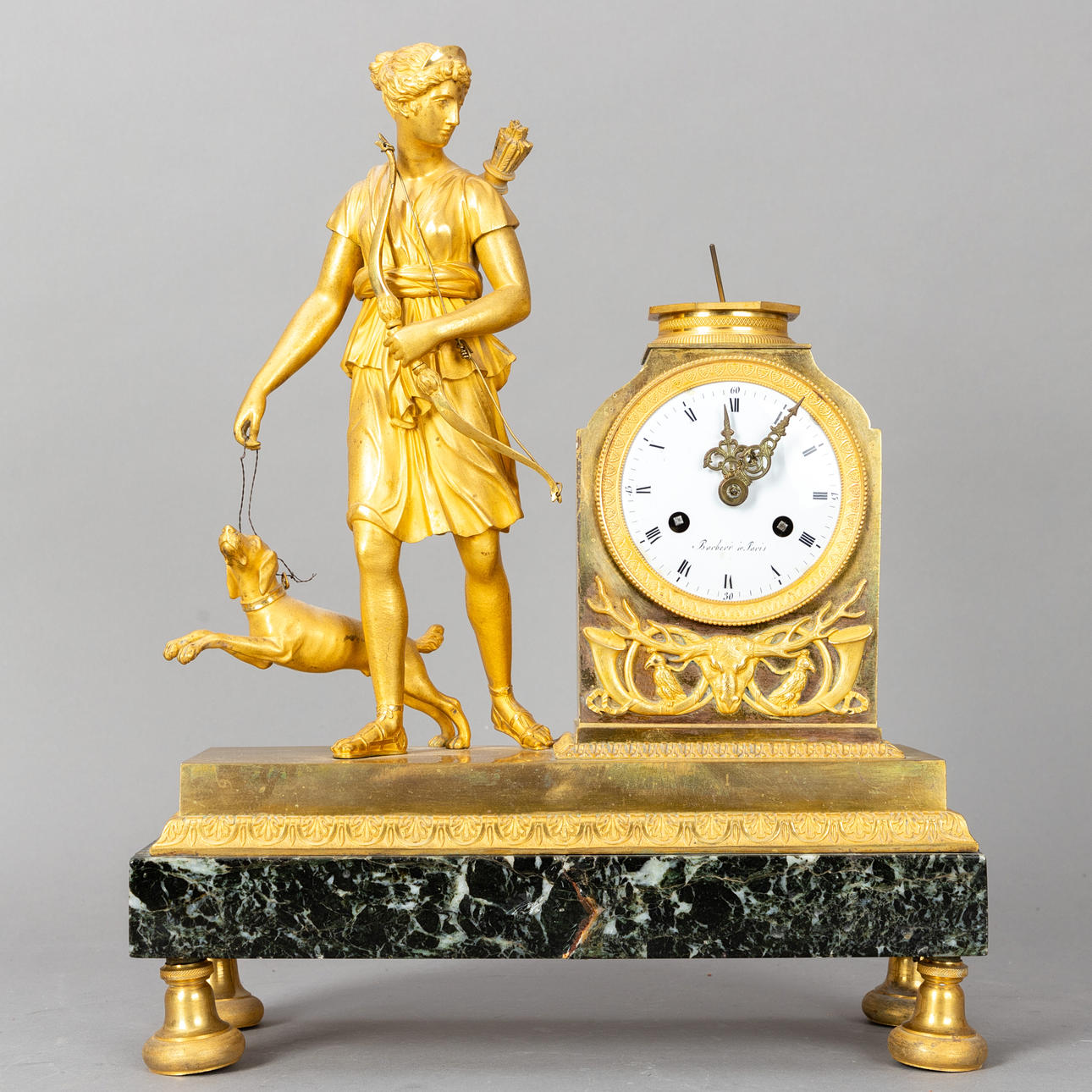 Empire pendule 'Diana', Paris, around 1810.