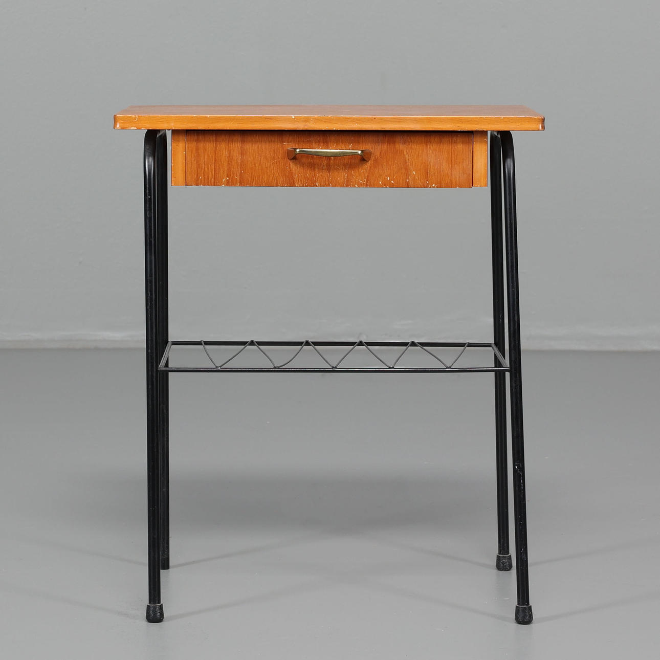 A teak hall table, 1950s/60s.