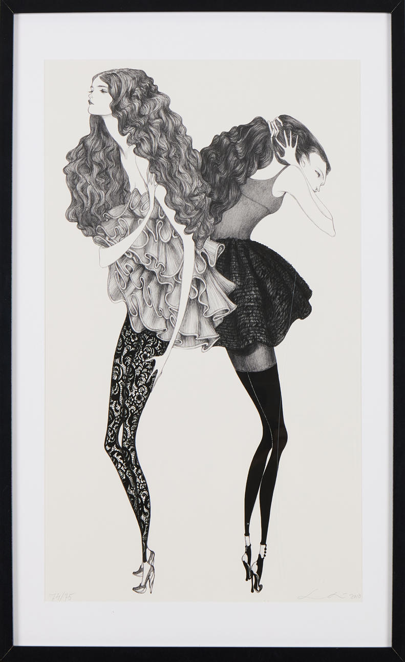 CASSANDRA RHODIN (born 1979): Models, offset.