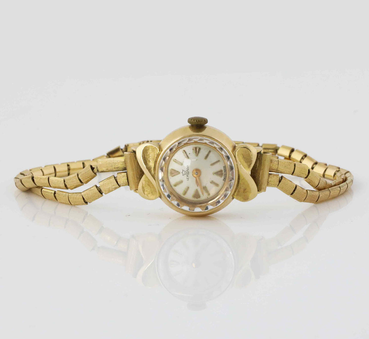 WRISTWATCH, gold 18K, Lemania.