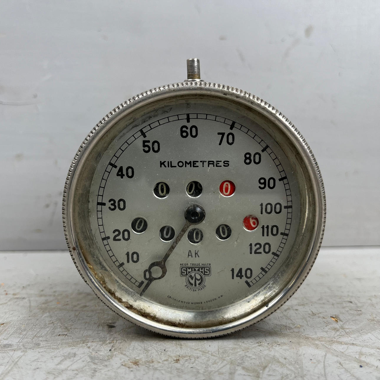 SMITHS, velocímetro, km/h, Inglaterra, década de 1920.