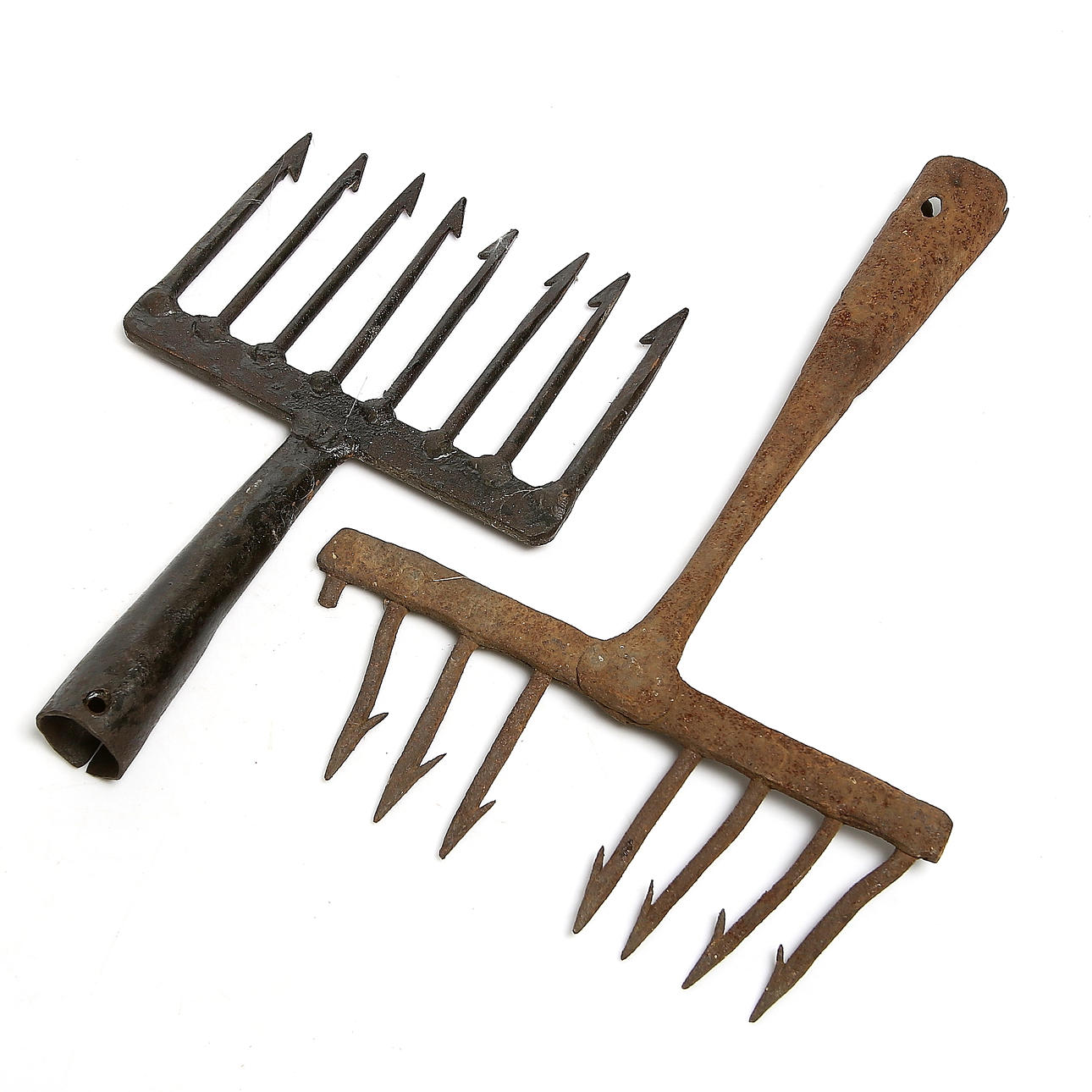 LJUSTER, järn, ett par, 1800-tal.