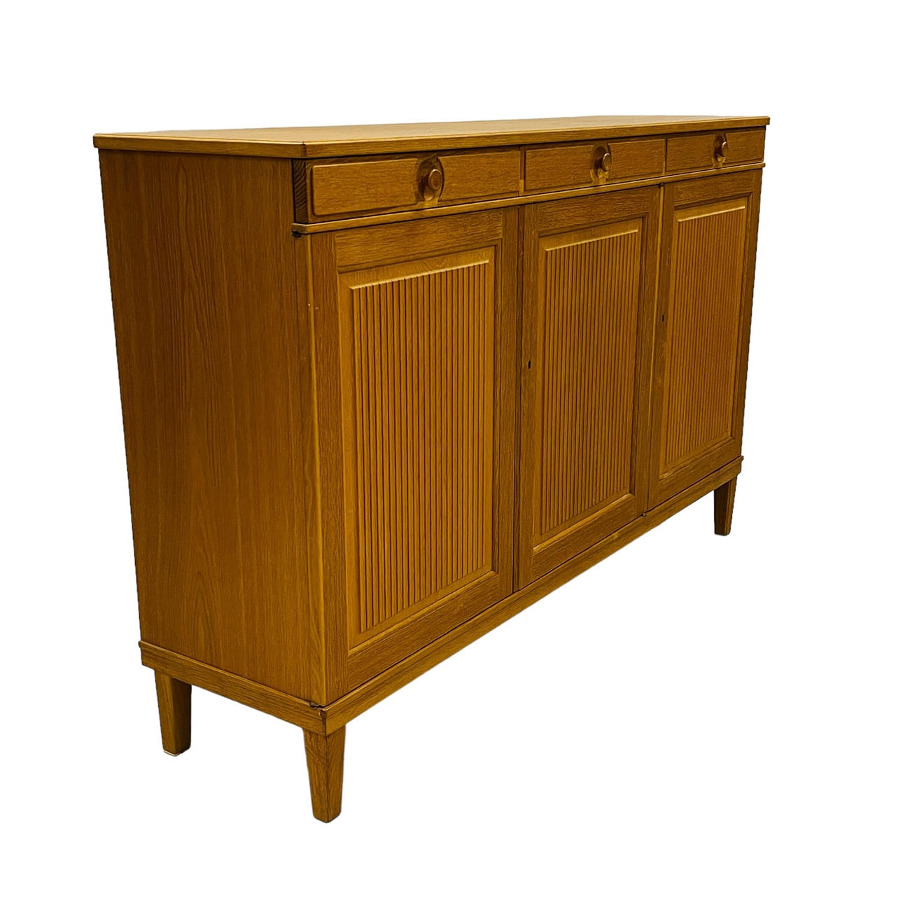 A Carl Malmsten “Manor” oak sideboard.