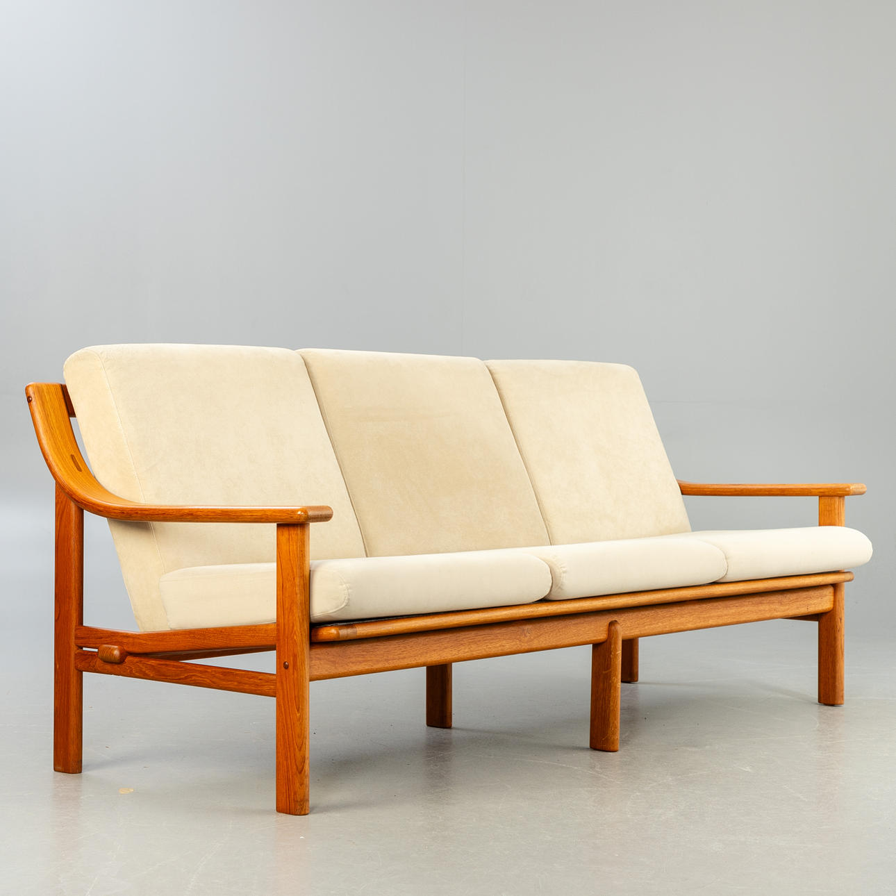 Silkeborg.teak 3 seater. Denmark, 20. Jh.