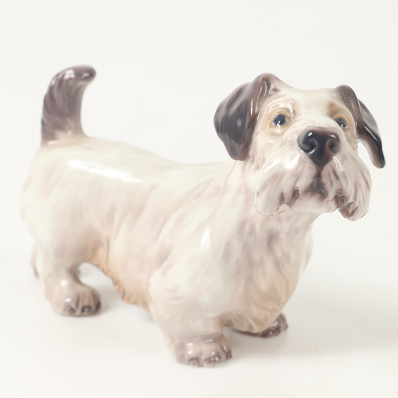 FIGURIN, "Sealyham Terrier", porslin, Dahl Jensen, Danmark.