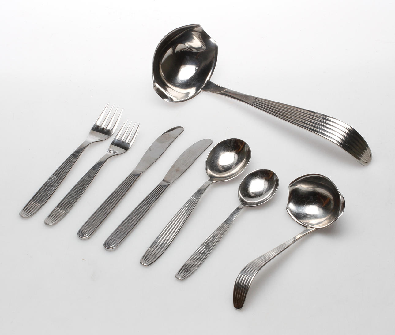 BESTICKSERVIS, 58 st, rostfritt stål, "Ideal", Kaj Franck, Hackman.