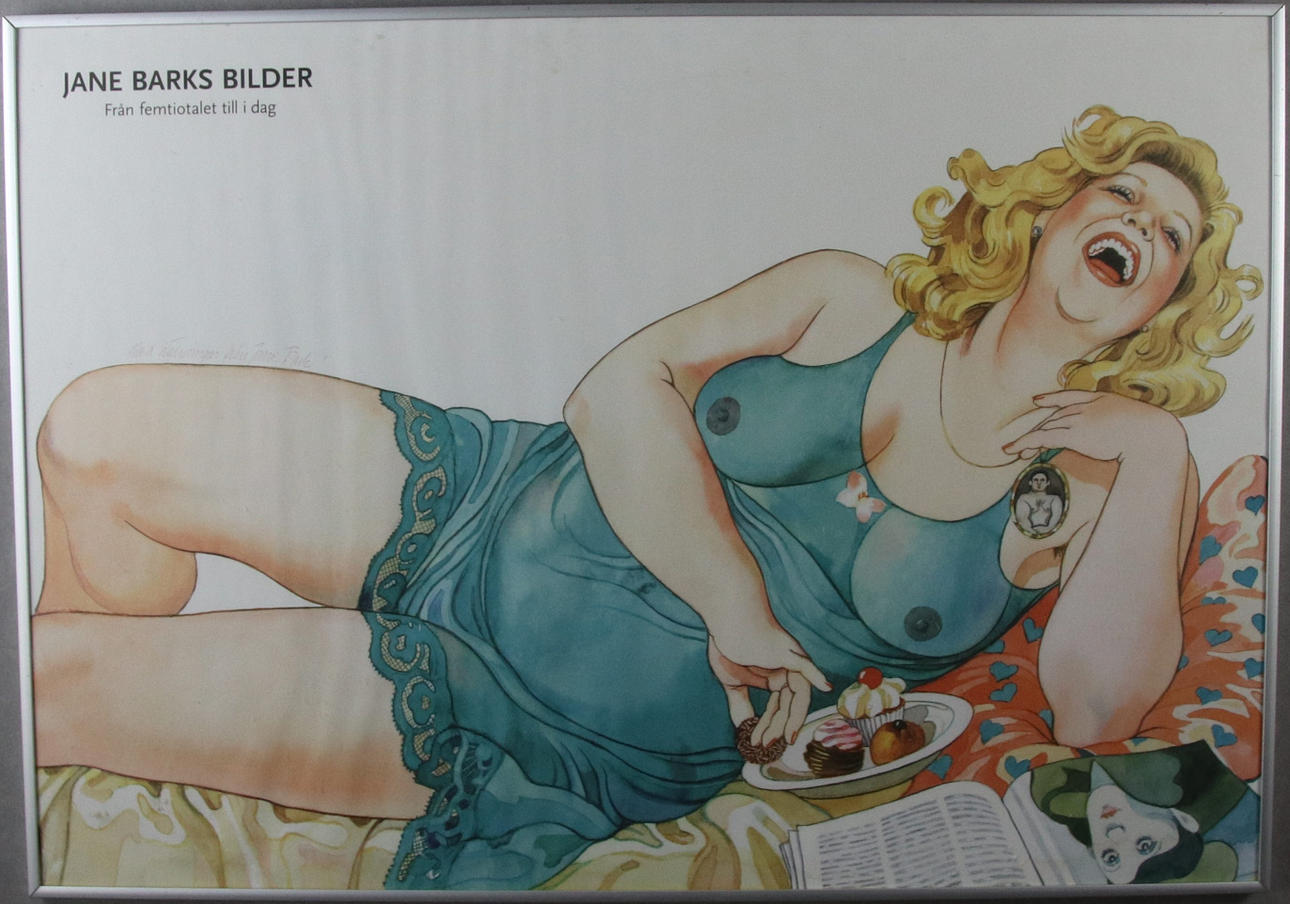 JANE BARKS. Poster, “From the 50's to Today”, signed.