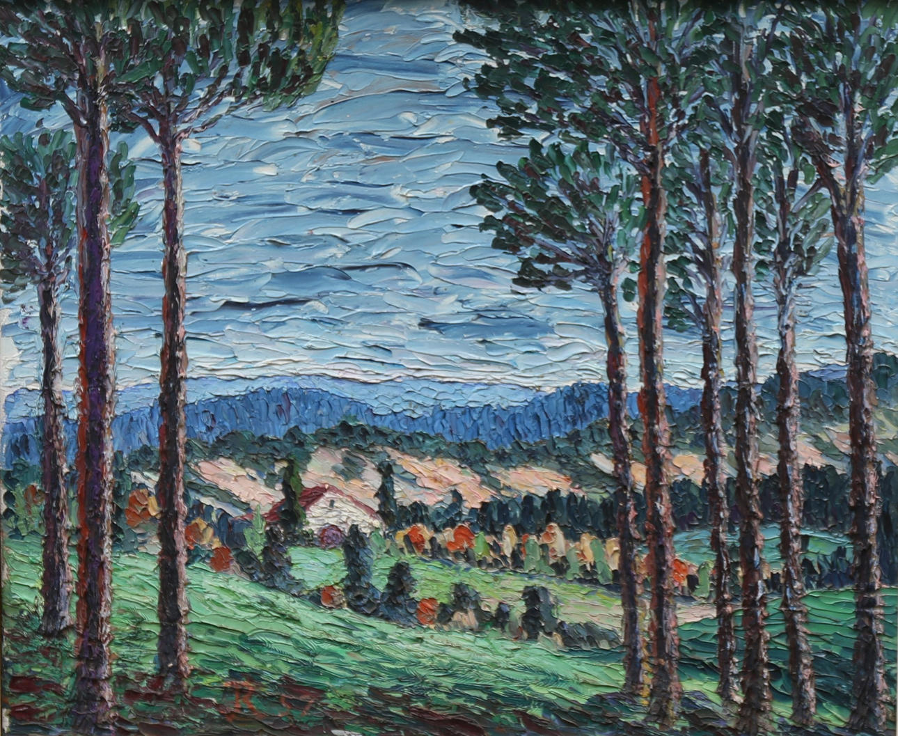 JEAN RENÉ RICARD. Forest landscape.