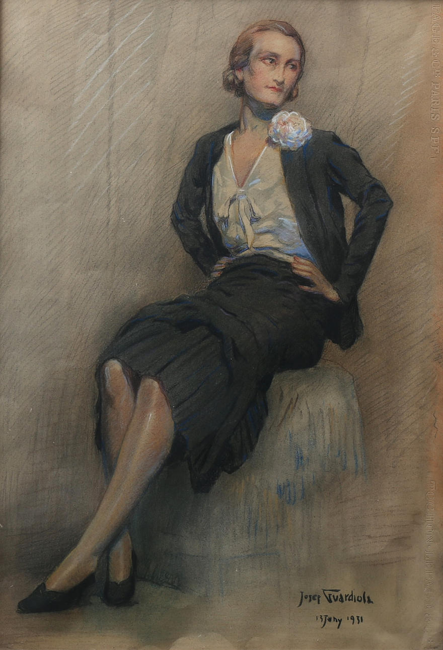 JOSEP GUARDIOLA. A girl.