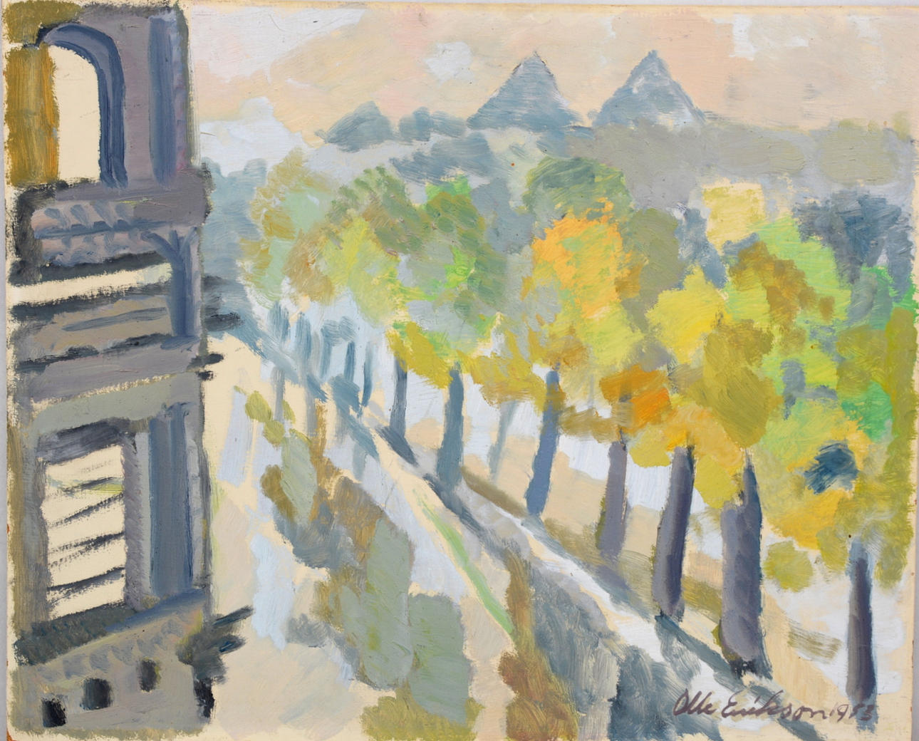 OLLE ERIKSSON. Olja på pannå.