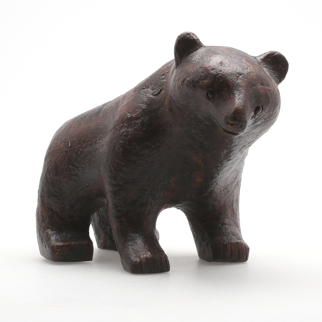 SCULPTURE, bear, Carl Roos, Hammerdal, plastic, 1900s.