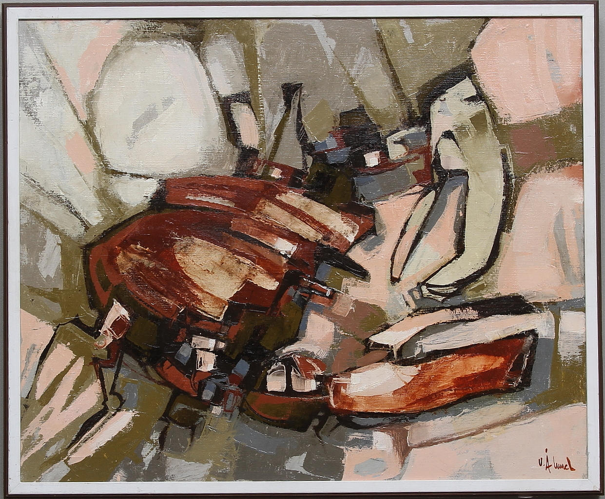 ULF ÅLUND. "Krabba". Olja på duk, signerad.