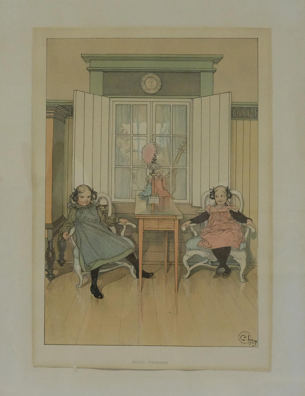 CARL LARSSON. EFTER, TRYK PÅ. „CHRISTMAS ALIEN“.