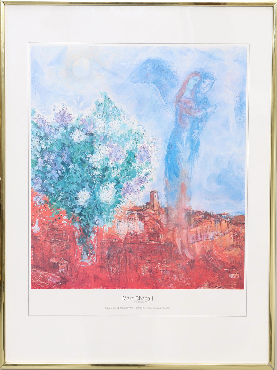 AFFISCH, Marc Chagall, samtida.