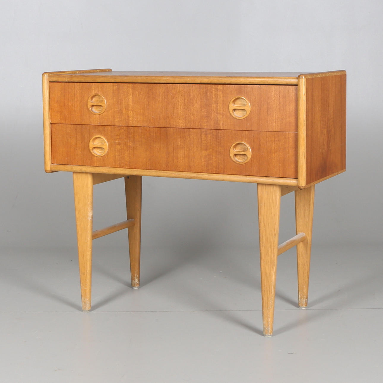 HALLBYRÅ, teakfanér, 1950/60-tal.