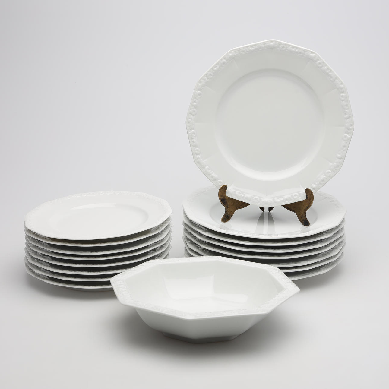 Ein 17-teiliges Set, „Classic Rose“, Rosenthal.