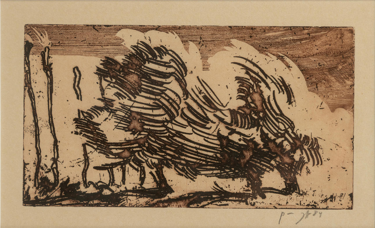 HORST JANSSEN (1929-1995). Landschaft.