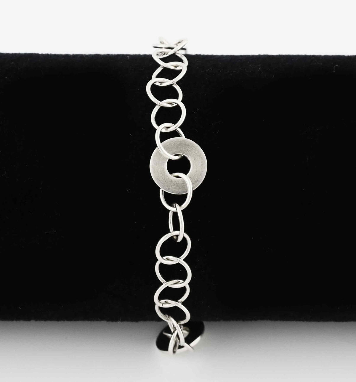 MEXX. Armreif, Silber, runde Glieder.