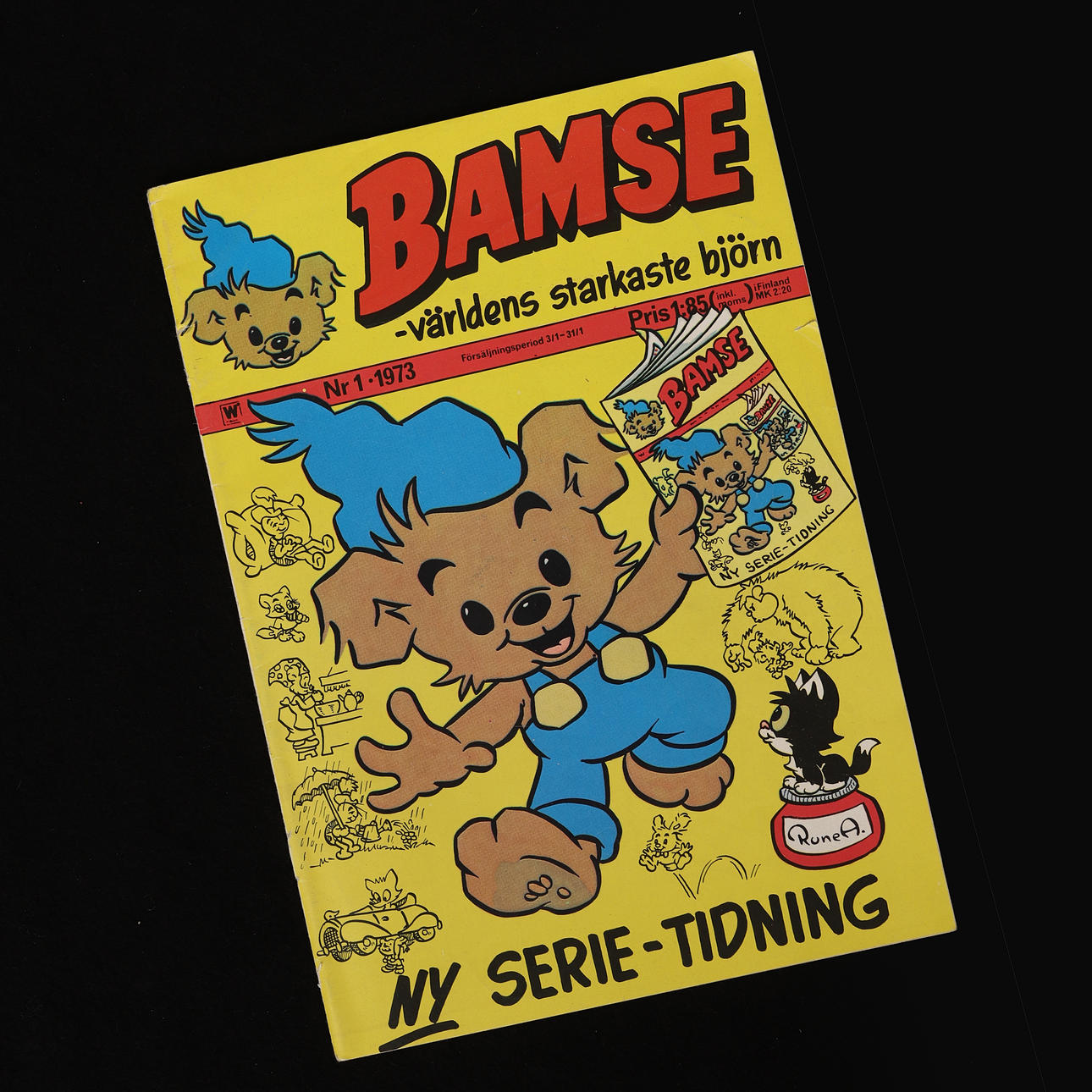 SERIETIDNING, "Bamse", nr 1, 1973.