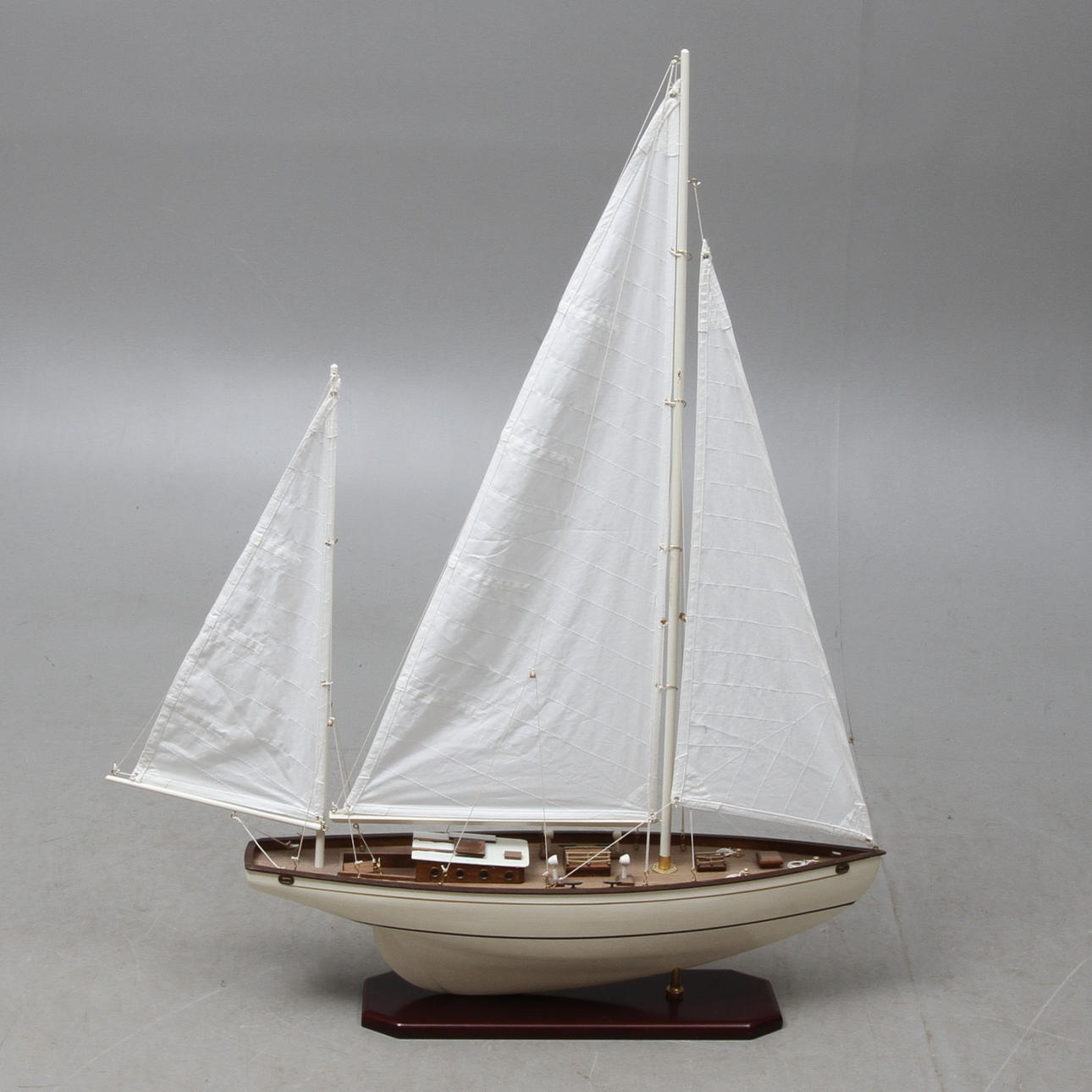 FARTYGSMODELL, segelbåt, 19/2000-talets andra hälft.