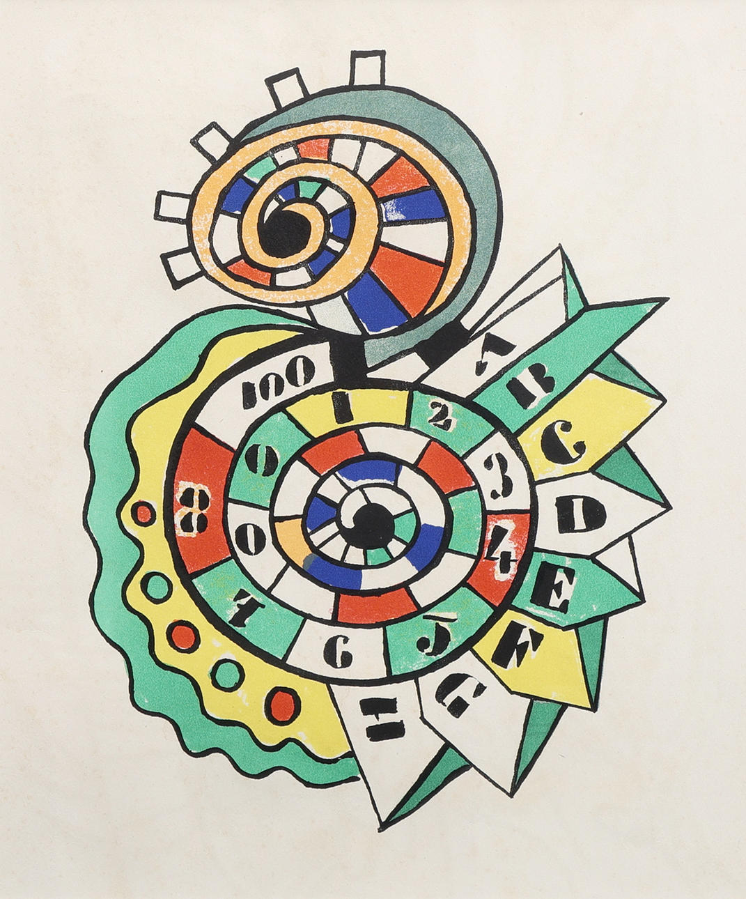 FERNAND  LÉGER. LITOGRAFI UR MAPPEN "LE CIRQUE".