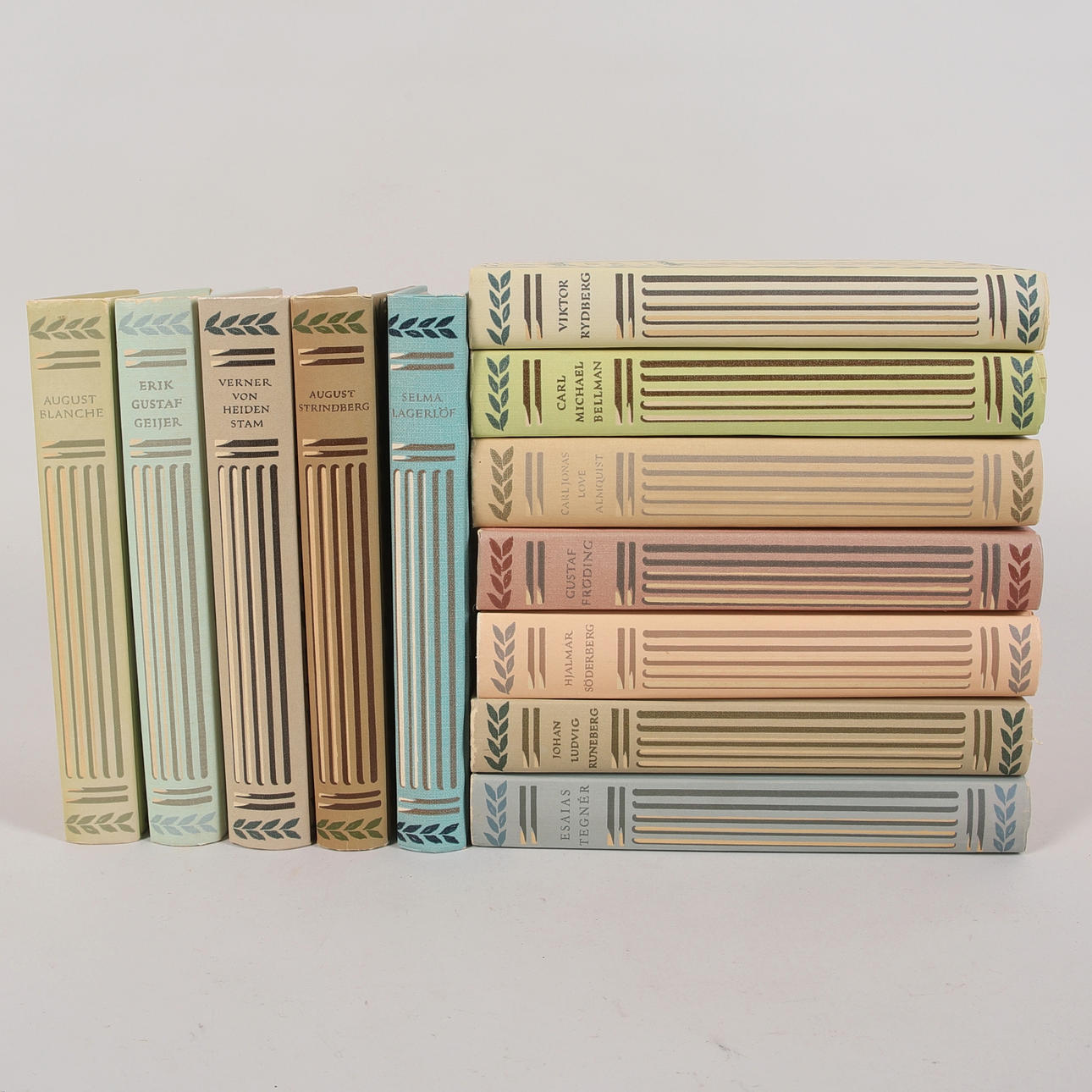 BÖCKER, 12 st, Svenska svalans klassiker, 1950-tal.