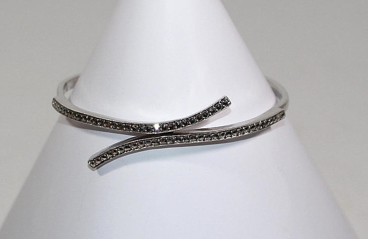 ARMRING, silver markasiter.