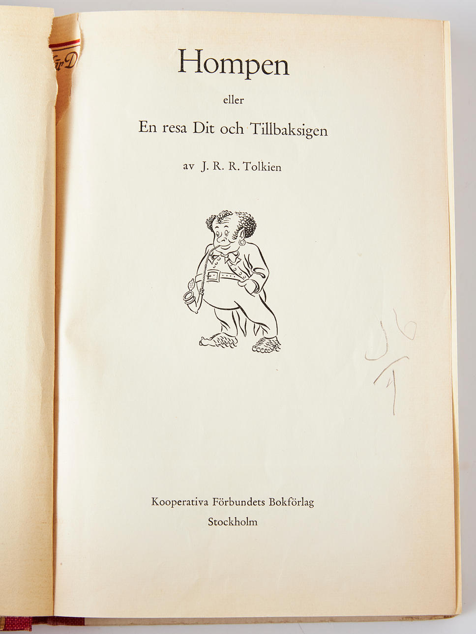 TOLKIEN, HOMPEN, första upplagan på svenska, 1947. Böcker, Kartor ...