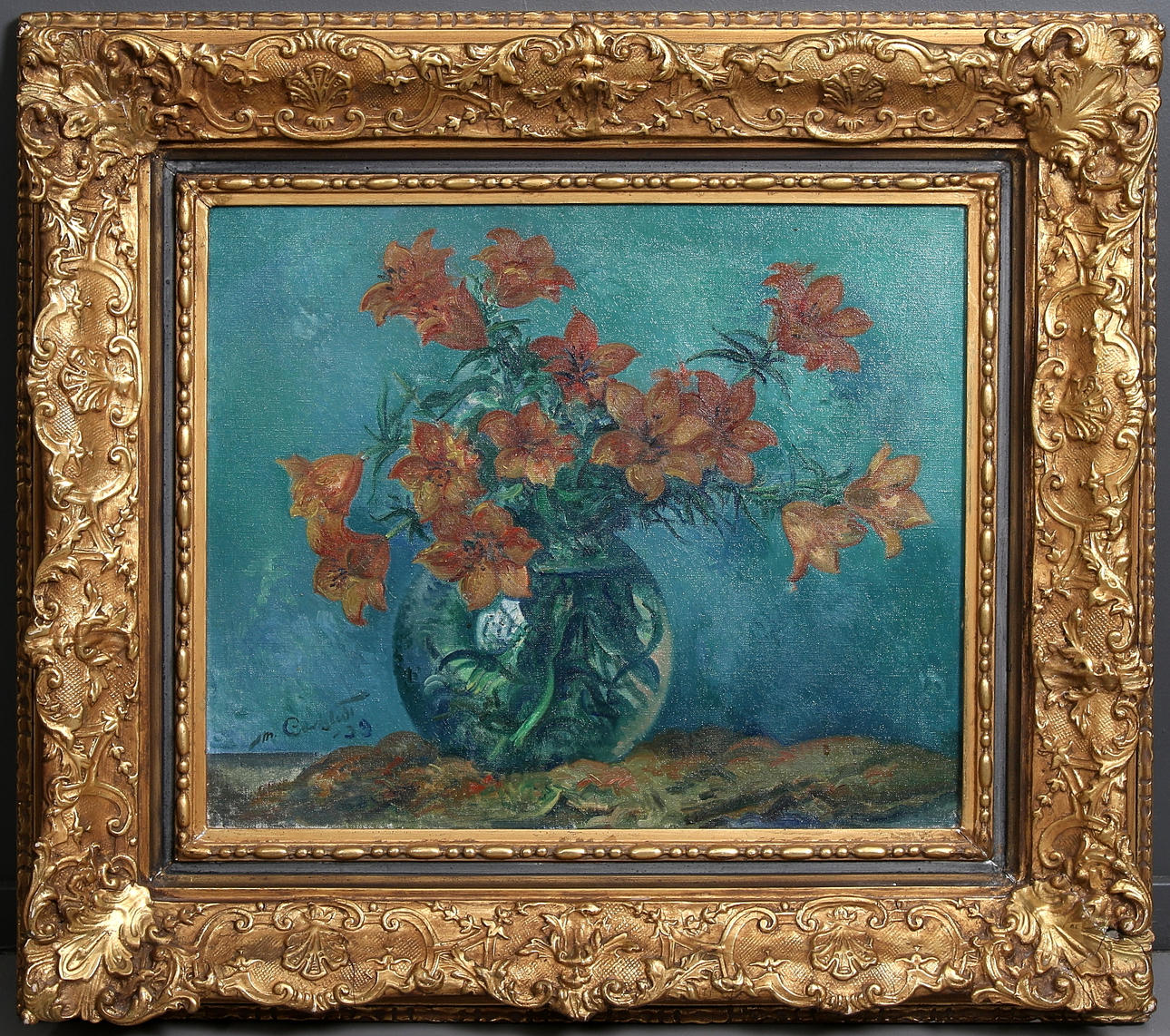 MIKKO CARLSTEDT. Stilleben, olja på duk, signerad och daterad - 39.