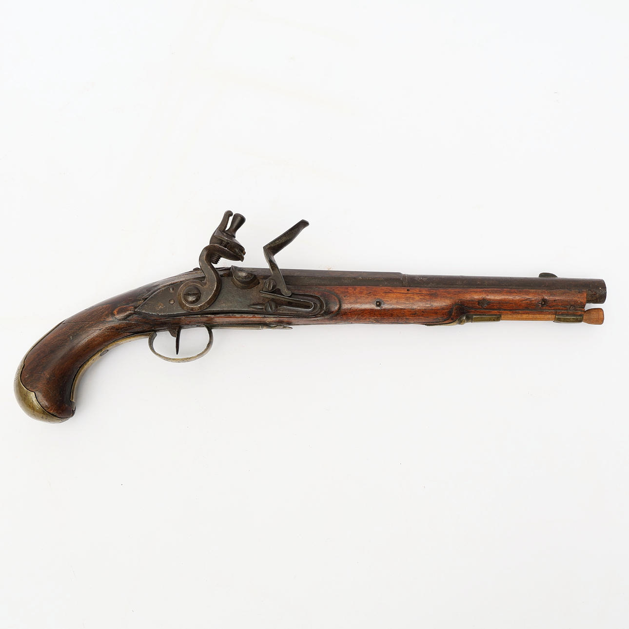 A FLINTLOCK PISTOL, early 19th century.