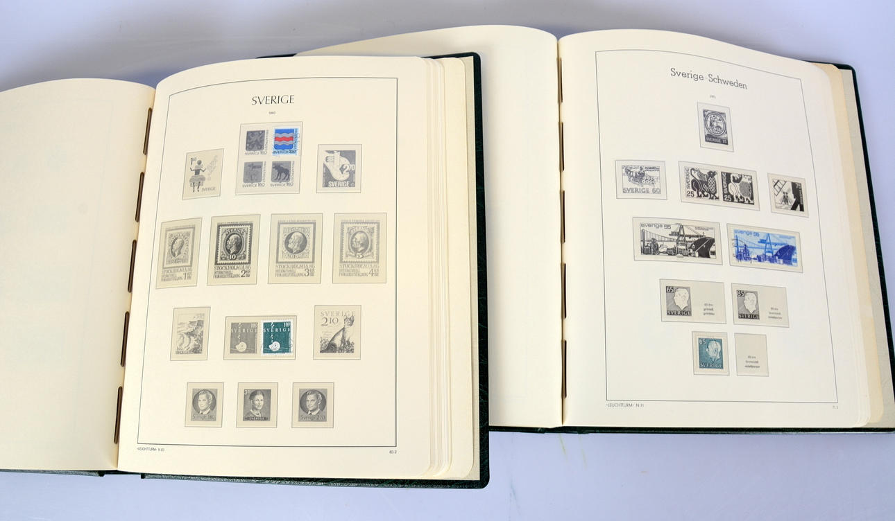 LEUCHTTRUMALBUM, Sverige, 2-stycken.