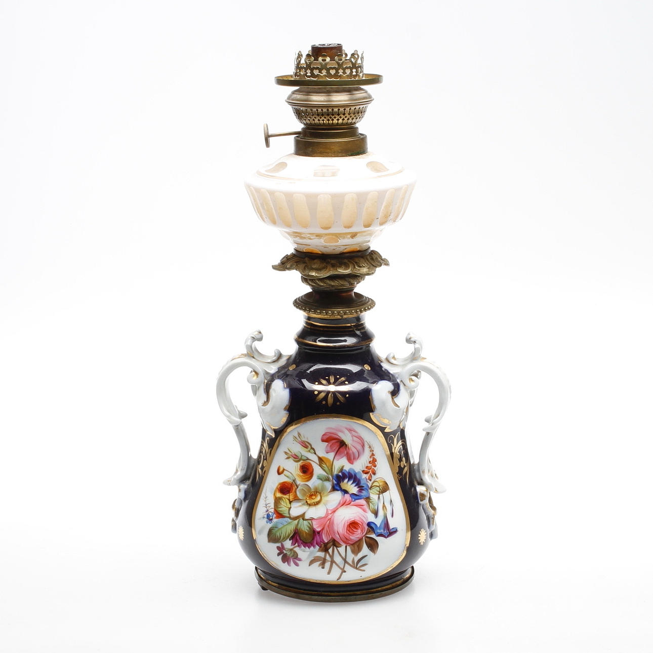 BORDSFOTOGENLAMPA, porslin, möjligen Ryssland, 1800-tal.