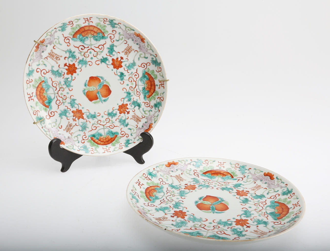 FAT, 2 st, porslin, Kina, 18/1900-tal.