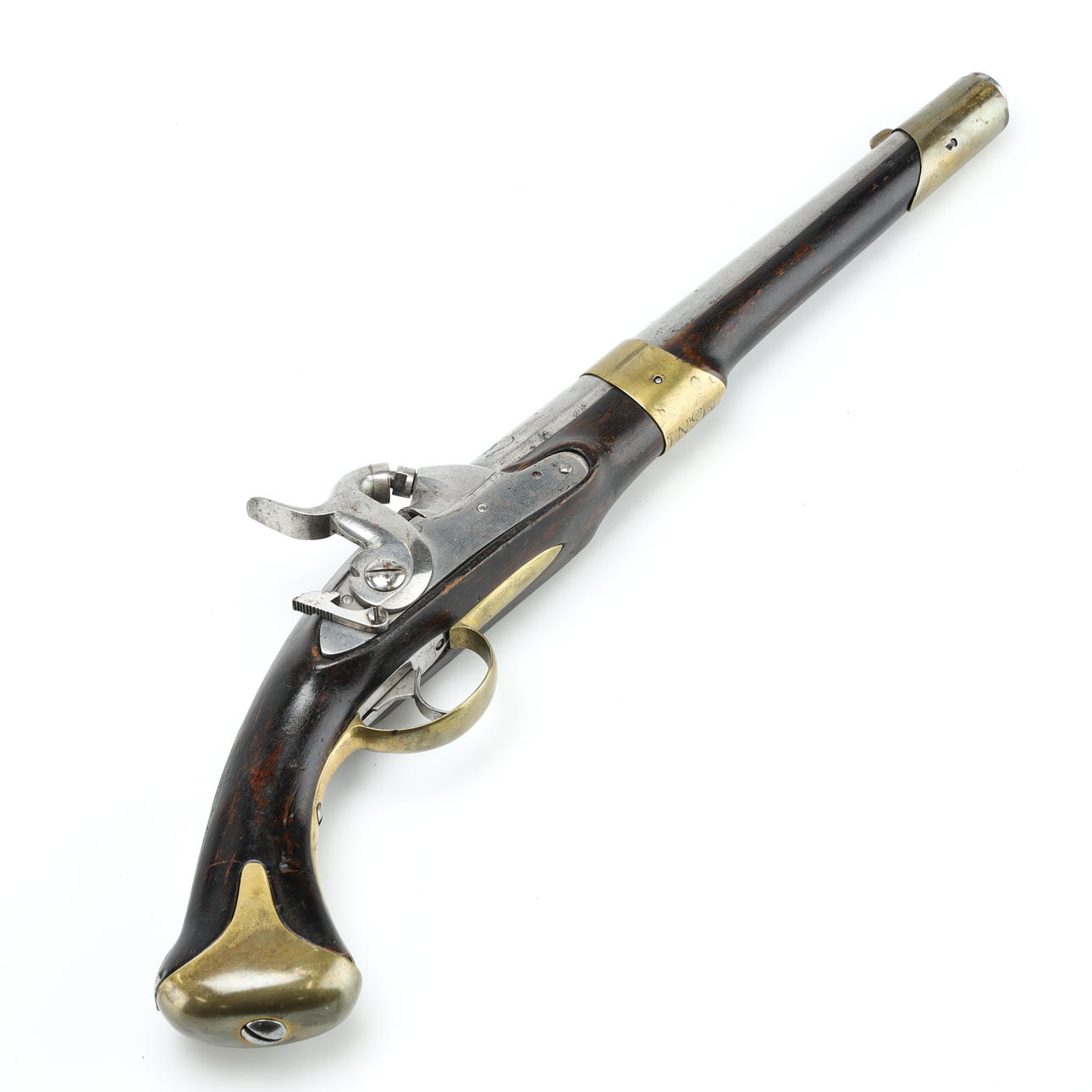 FLANKÖRPISTOL, slaglås, m/1807, kavalleri.