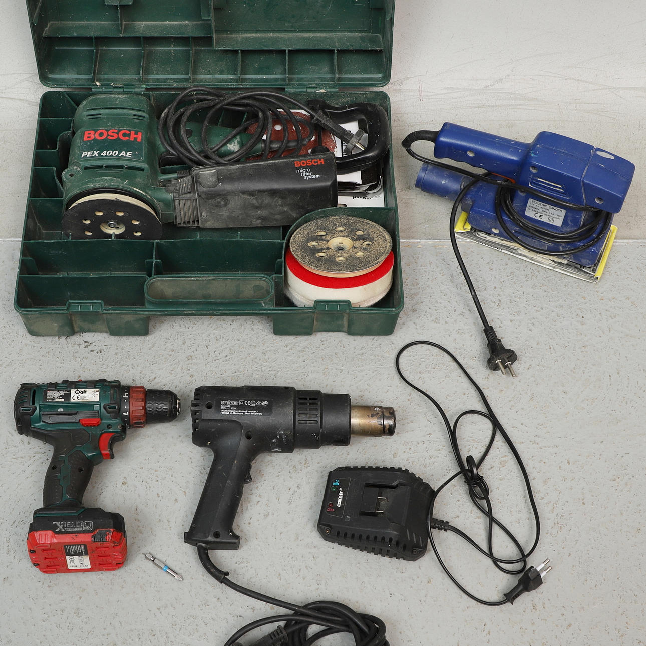 ELVÆRKTØJ, 4 stk, inkl. Bosch.