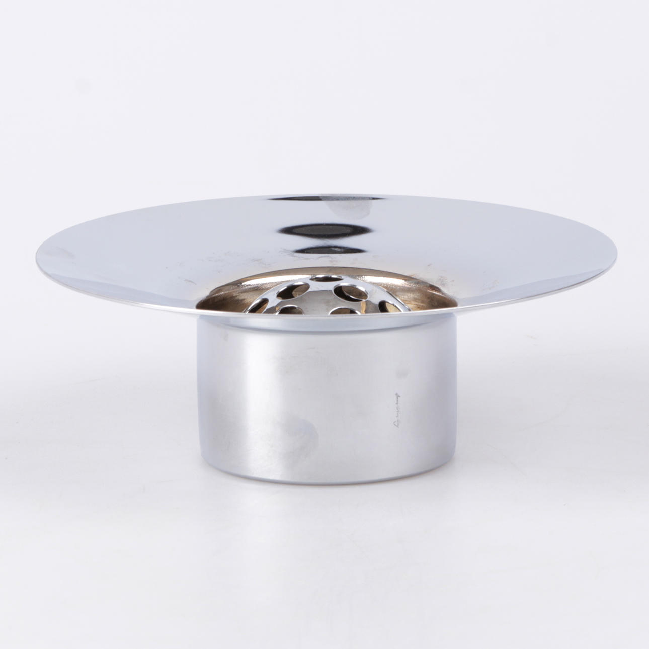 SKÅLFAT, med blomställ, rostfritt stål, Anna Stina Åberg, Nyköping.