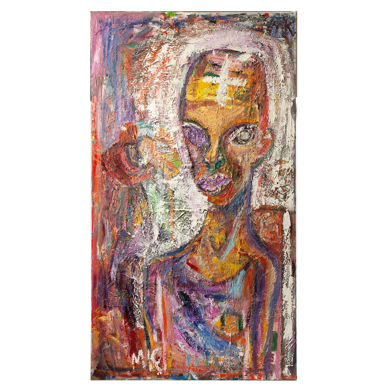 MAURITZ KARSTRÖM. Oil on canvas, monogram signed MK.