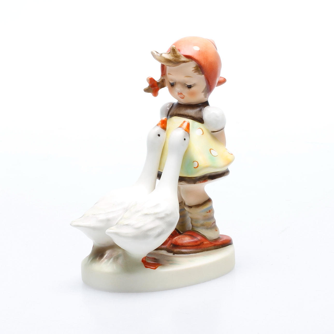 FIGURIN, "Goose Girl", Tyskland, MJ Hummel, Goebel.