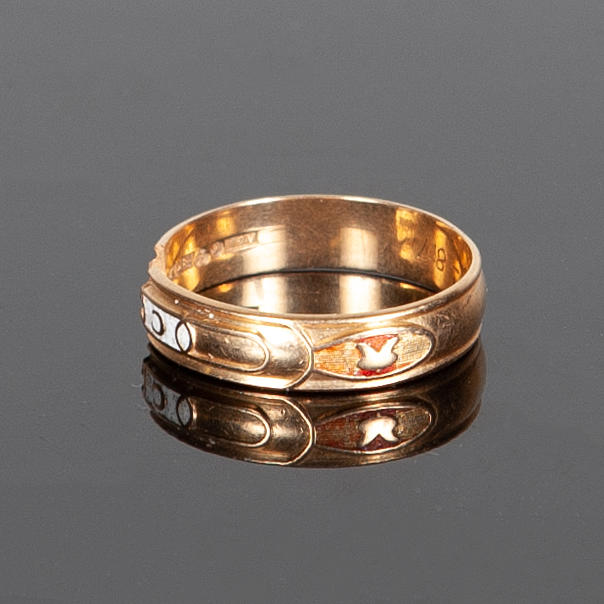 Odd Fellow Order Ring, guld, 18k.
