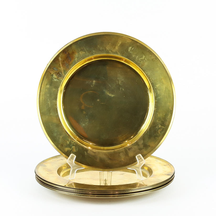 ENVELOPE PLATES 9 pcs. brass.