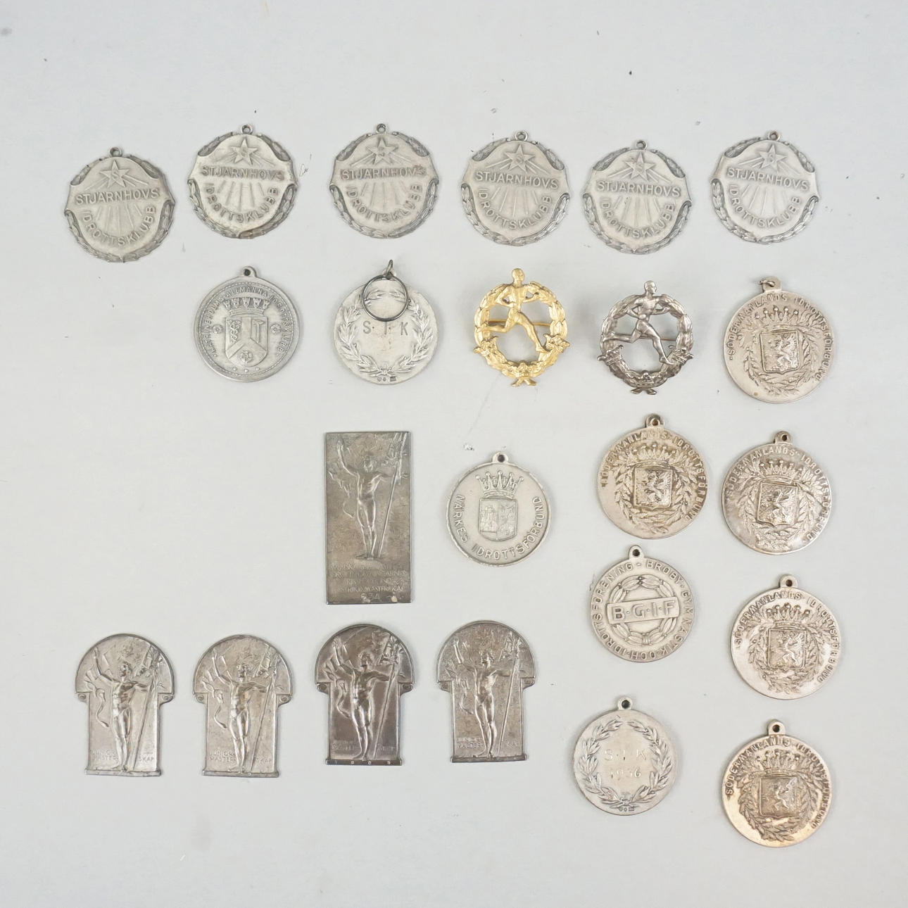 MEDALJER, Sport, sølv, 23 stk.