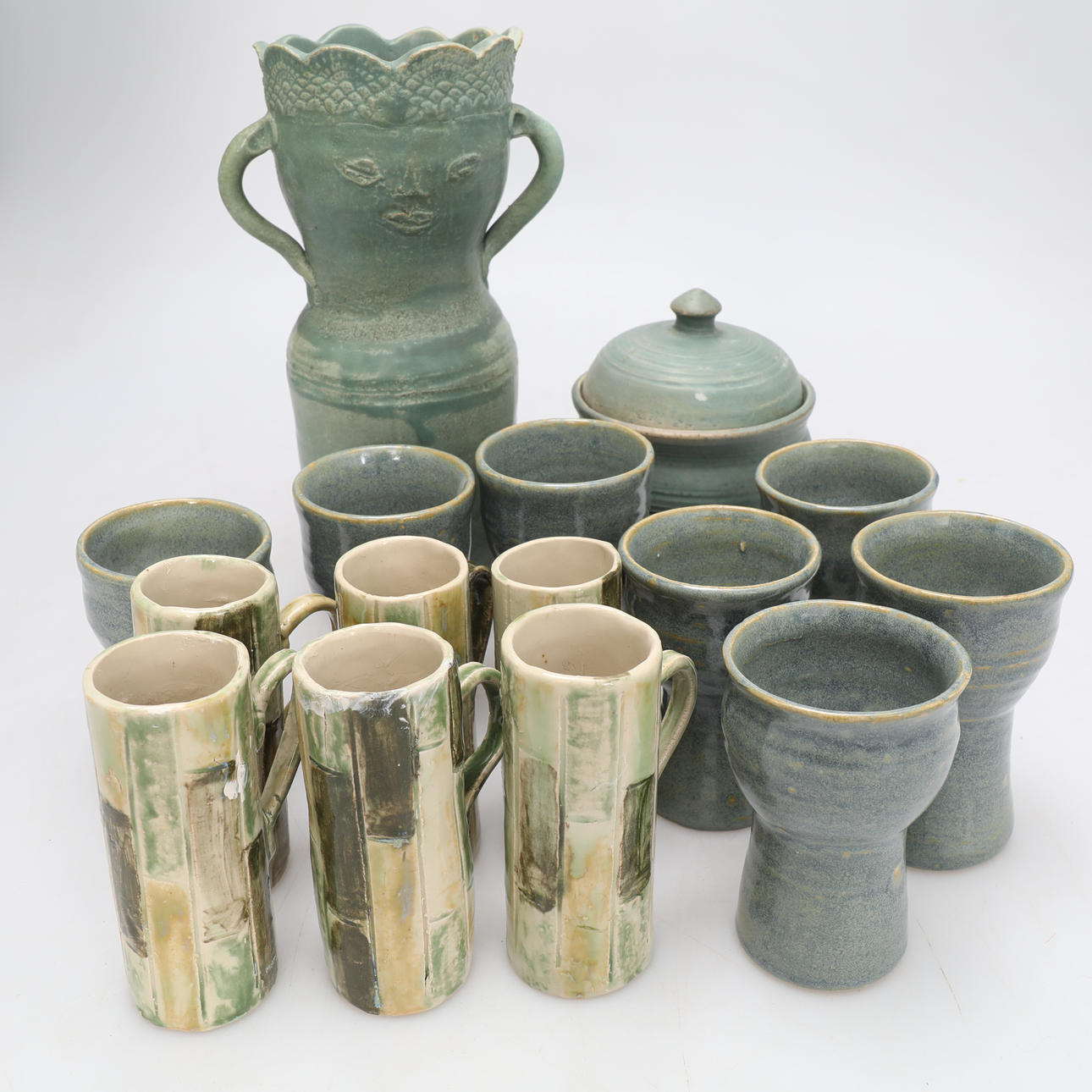 KERAMIK, "Inga-Lill Wallin", 38 delar, samtida.