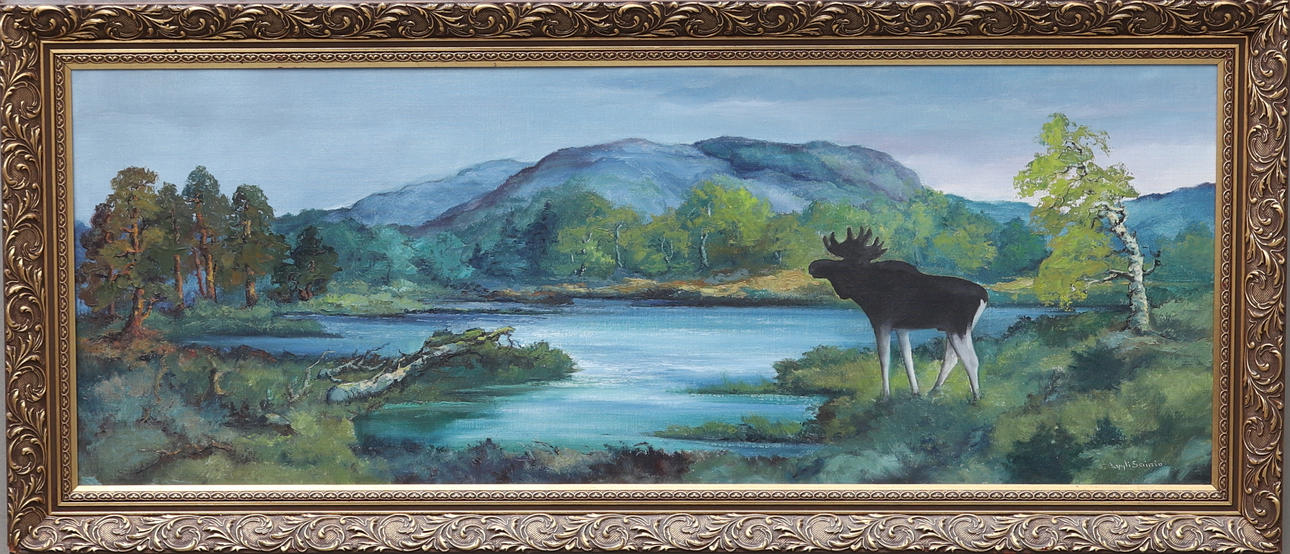 LYYLI SAINIO. oil on canvas, signed.