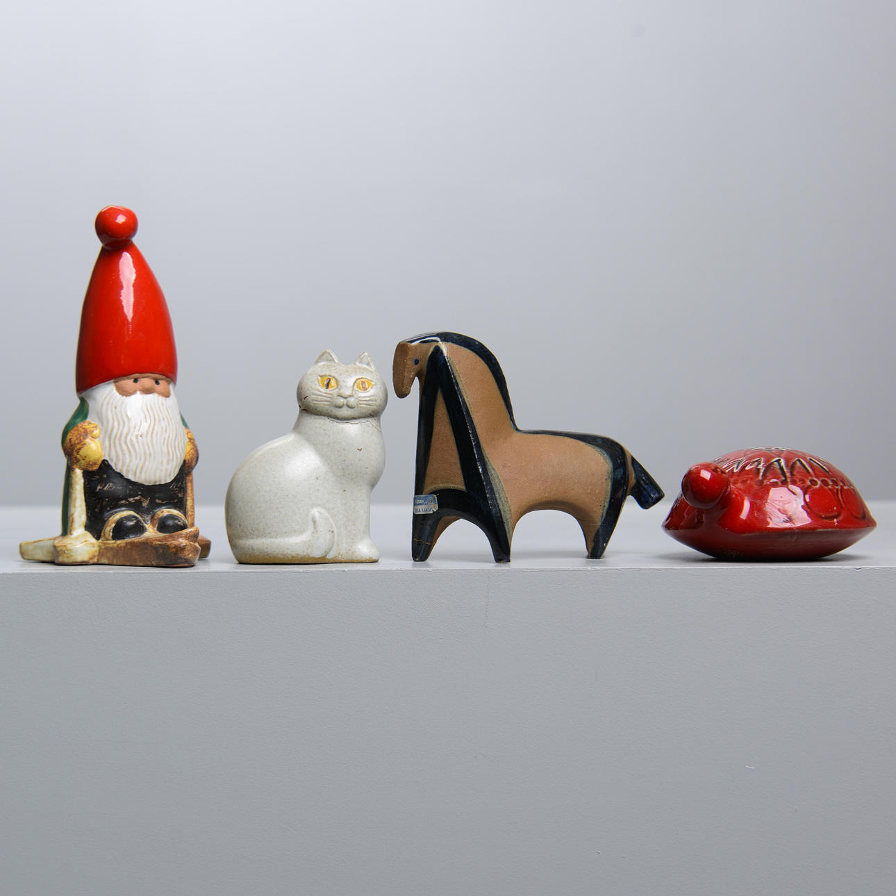 LISA LARSON. Figuriner, 4 st, Gustavsberg.