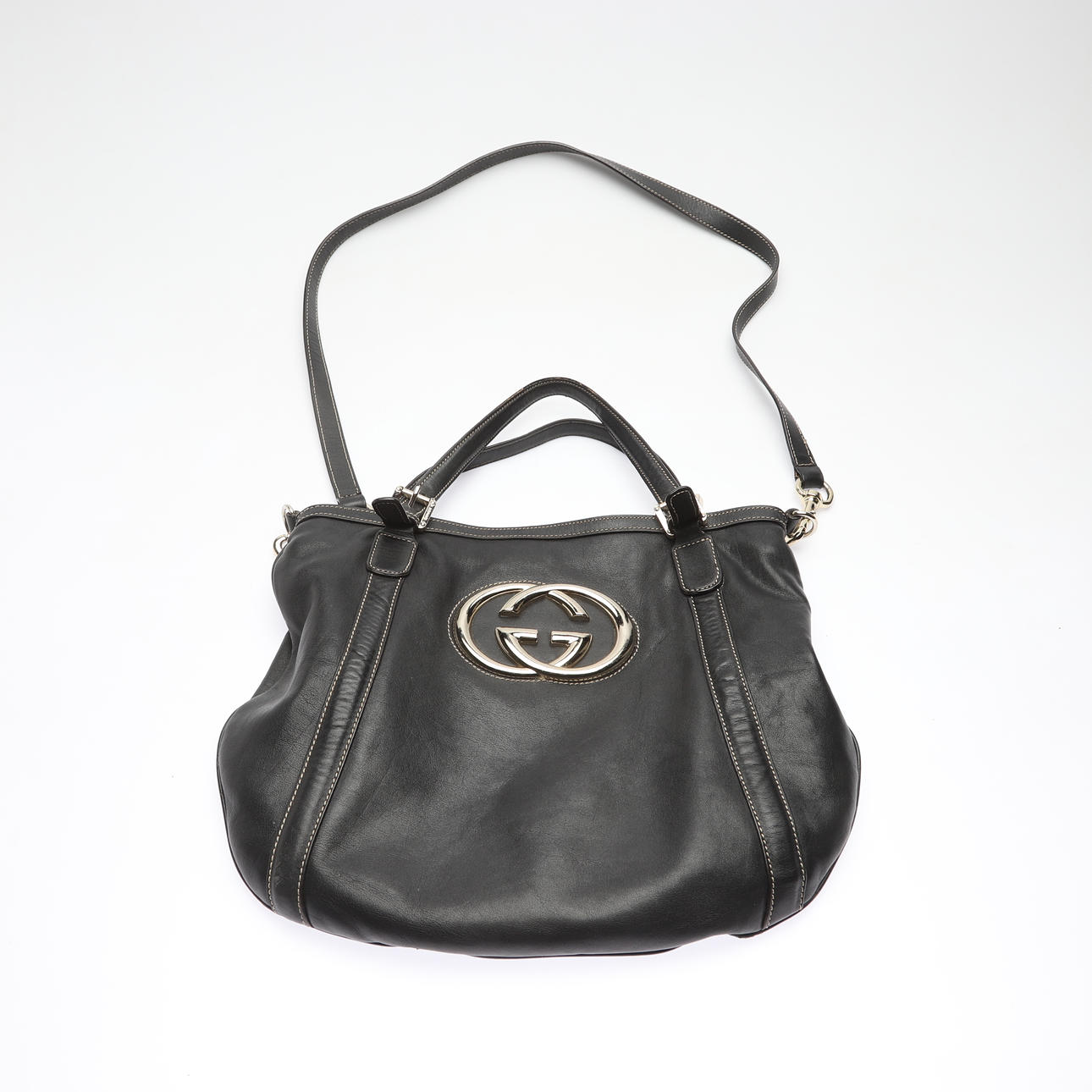 GUCCI. Handbag, leather, Italy.