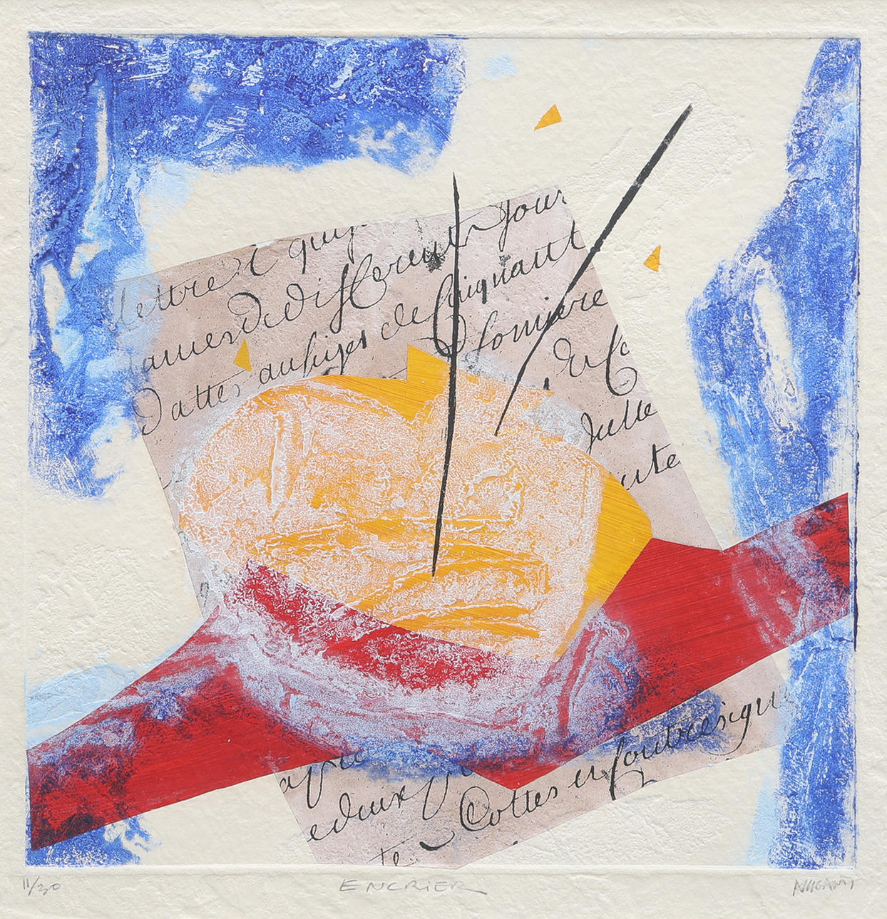 BERNARD ALLIGAND. "ENCRIER".