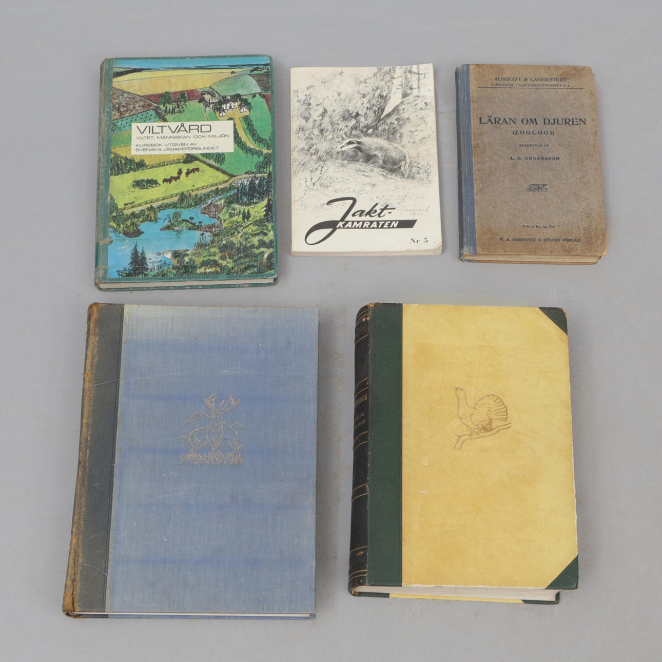 BØGER: Jagt og meget mere. 5 stk.