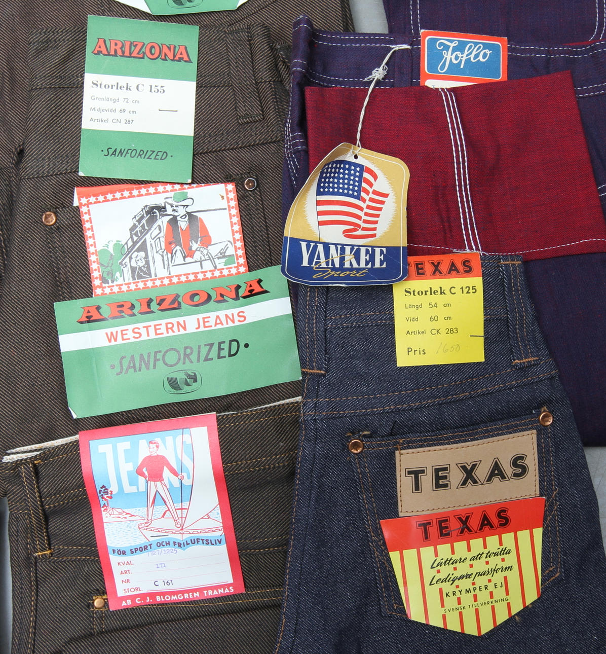 PARTI BYXOR, new old stock, omkring 1900-talets mitt.