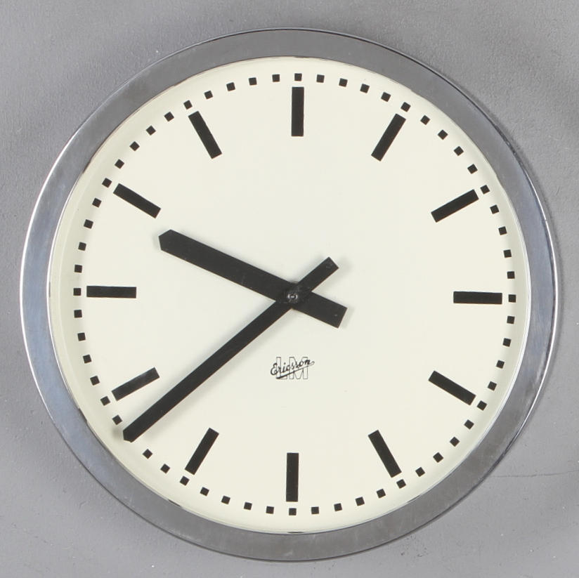 VÄGGKLOCKA, LM Ericsson, 1940/50-tal.