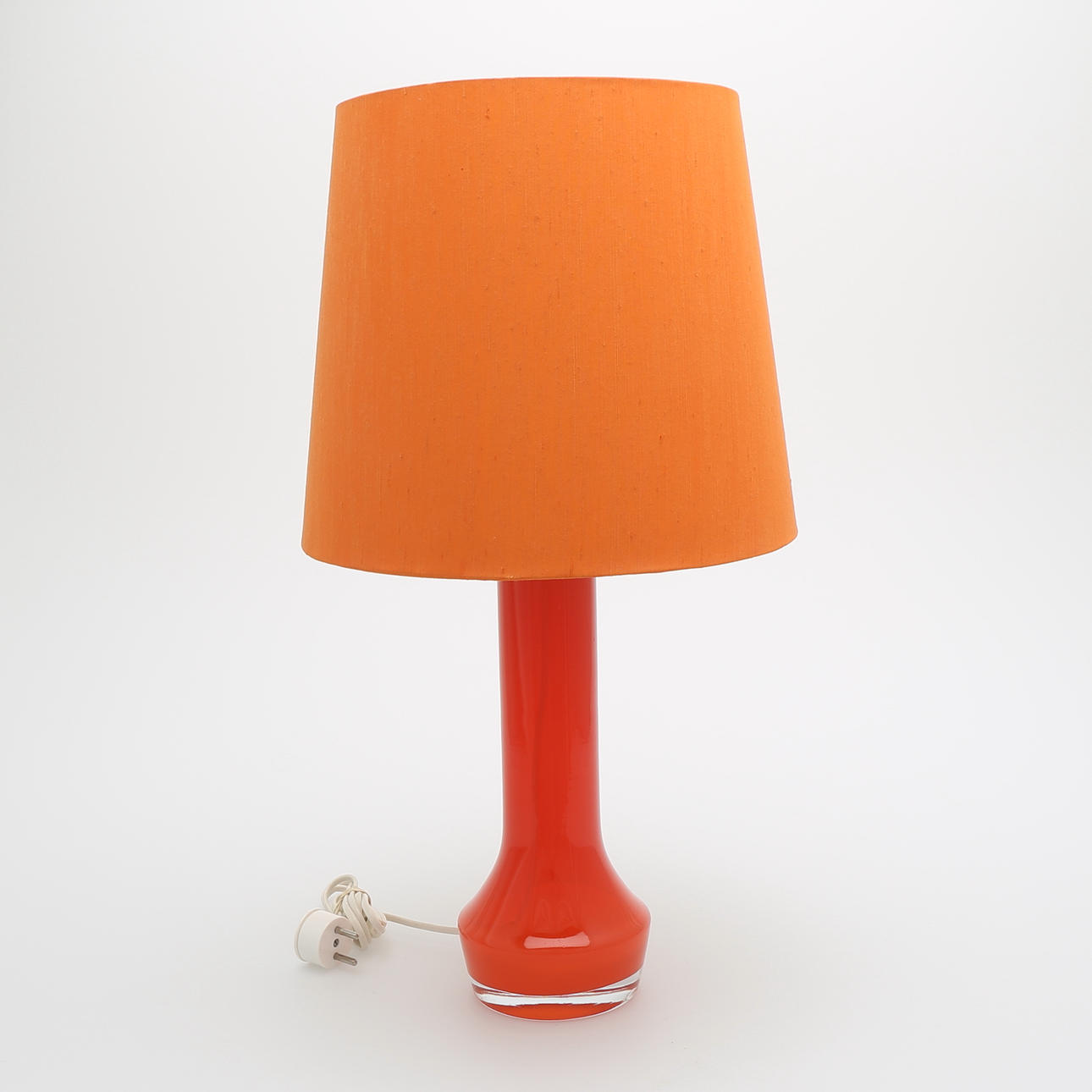 BORDSLAMPA, glas, 1900-talets andra hälft.